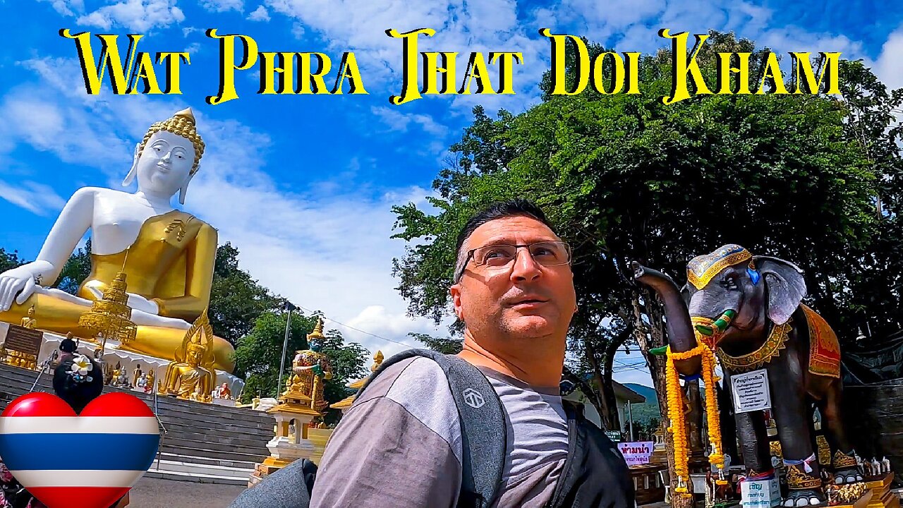 Wat Phra That Doi Kham – Golden Temple & 17‑Meter Buddha Overlooking Chiang Mai