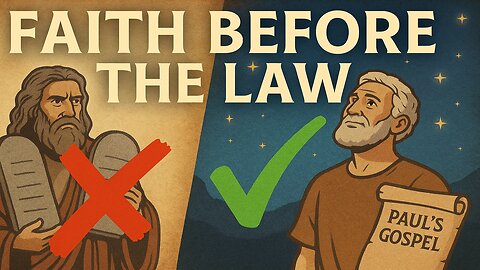 Faith That Justifies – Not the Law!