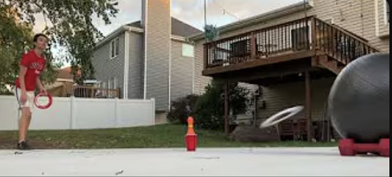 Frisbee Trick Shots