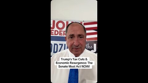 Trump’s Tax Cuts & Economic Resurgence: The Senate Must Act NOW!