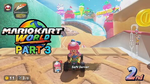 Mario Kart World (Blind) Part 3 ~ Okay, Sky-High Sundae Got a Massive Glow Up.