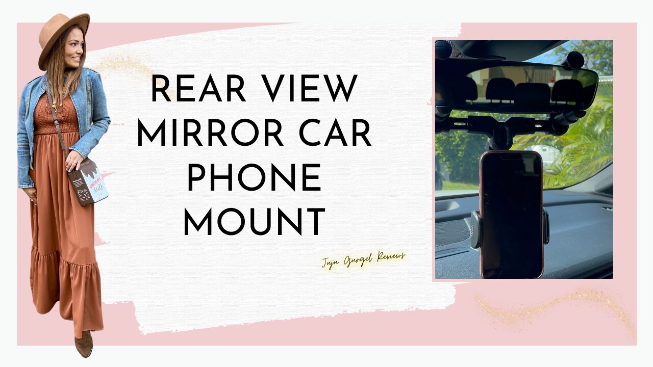 Rear view mirror car phone mount review