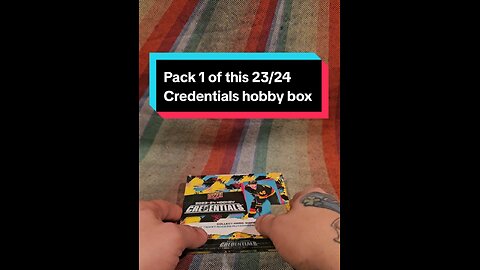 Pack 1 of this 23/24 Credentials hobby box