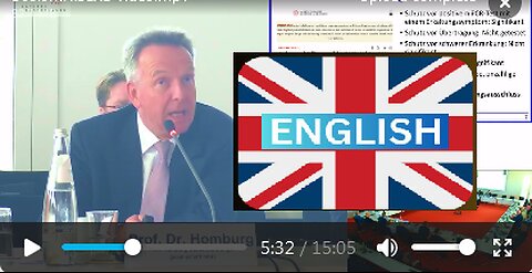 My Corona Hearing in the State Parliament, July 11, 2025 Stefan Homburg 👉 English Version