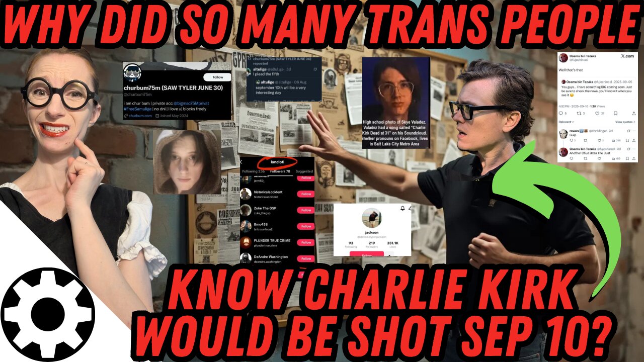 Evidence of Trans Community's Involvement in Charlie Kirk Killing
