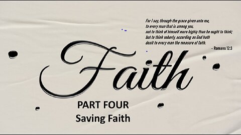 Saving Faith