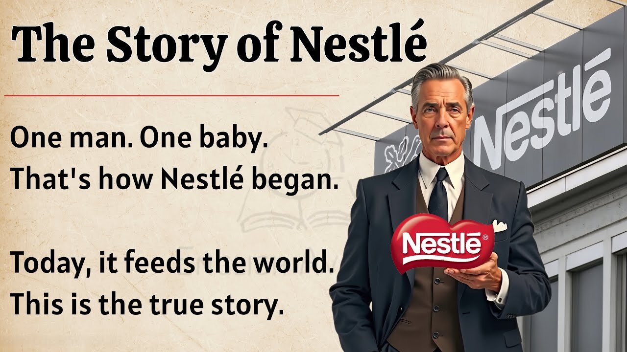 The Story of Nestlé || Learn English Through Story Level 2 || Graded Reader || Improve Your English
