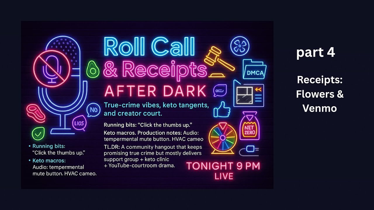 Roll Call Part 4 - Receipts: Flowers & Venmo