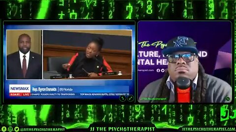 Rep Byron Donalds reacts to 'stupid' take by Jasmine Crockett ~ JJ The Psychotherapist