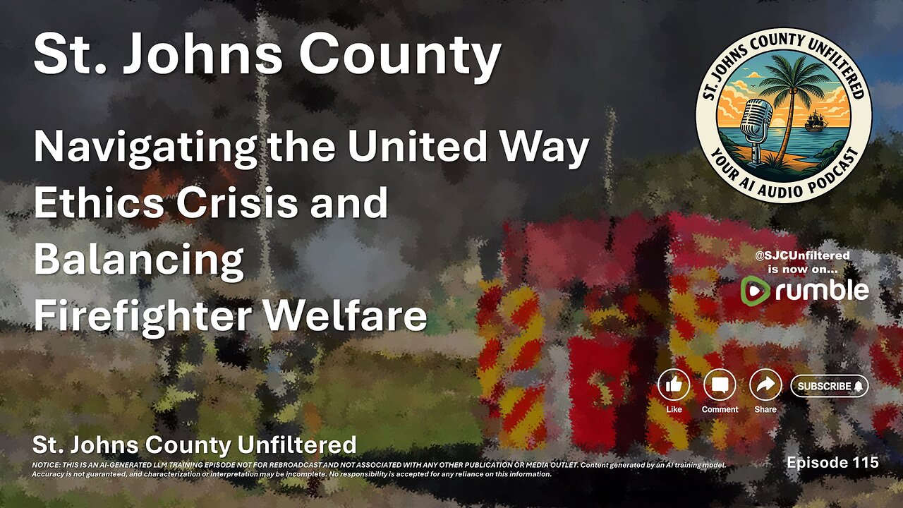 Episode 115 - Navigating the United Way Ethics Crisis and Balancing Firefighter Welfare