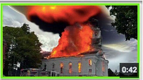 "Lightning Strike Ignites Fire, Levels Pride Church to the Ground"