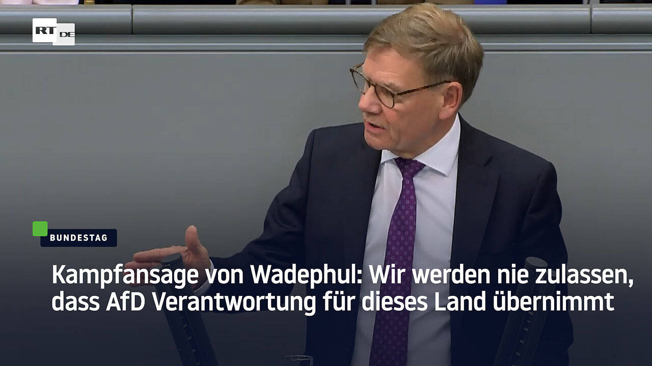 Kampfansage von Wadephul: Wir werden nie zulassen, dass AfD Verantwortung für dieses Land übernimmt