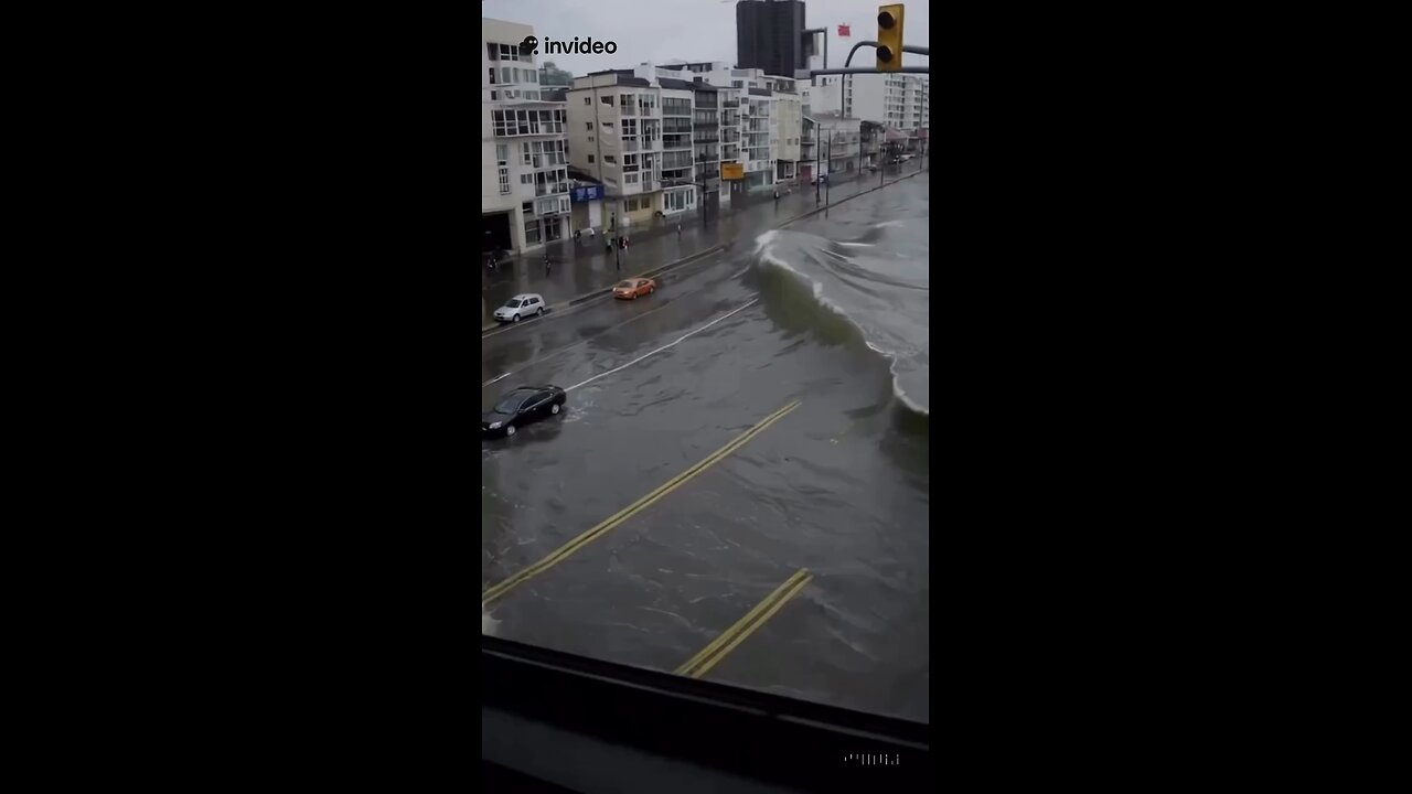 Nature’s raw power unleashed 🌊😱 This is not just a wave — it’s a warning. Respect the ocean