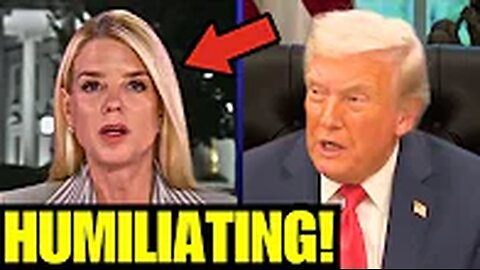 🚨 Pam Bondi HUMILIATES Trump AND HERSELF, Then DELETES THIS