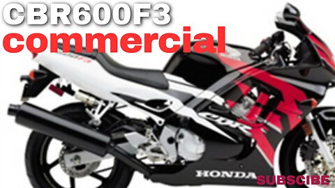 Honda cbr600F3 introduction and commercial