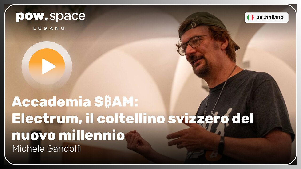 Electrum: il Coltello Svizzero per Bitcoin 🇨🇭 (Workshop Pratico)