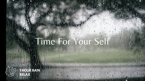Rain Sounds for Sleep | Dark Screen | 1 Hour of Deep Relaxation & Restful Sleep