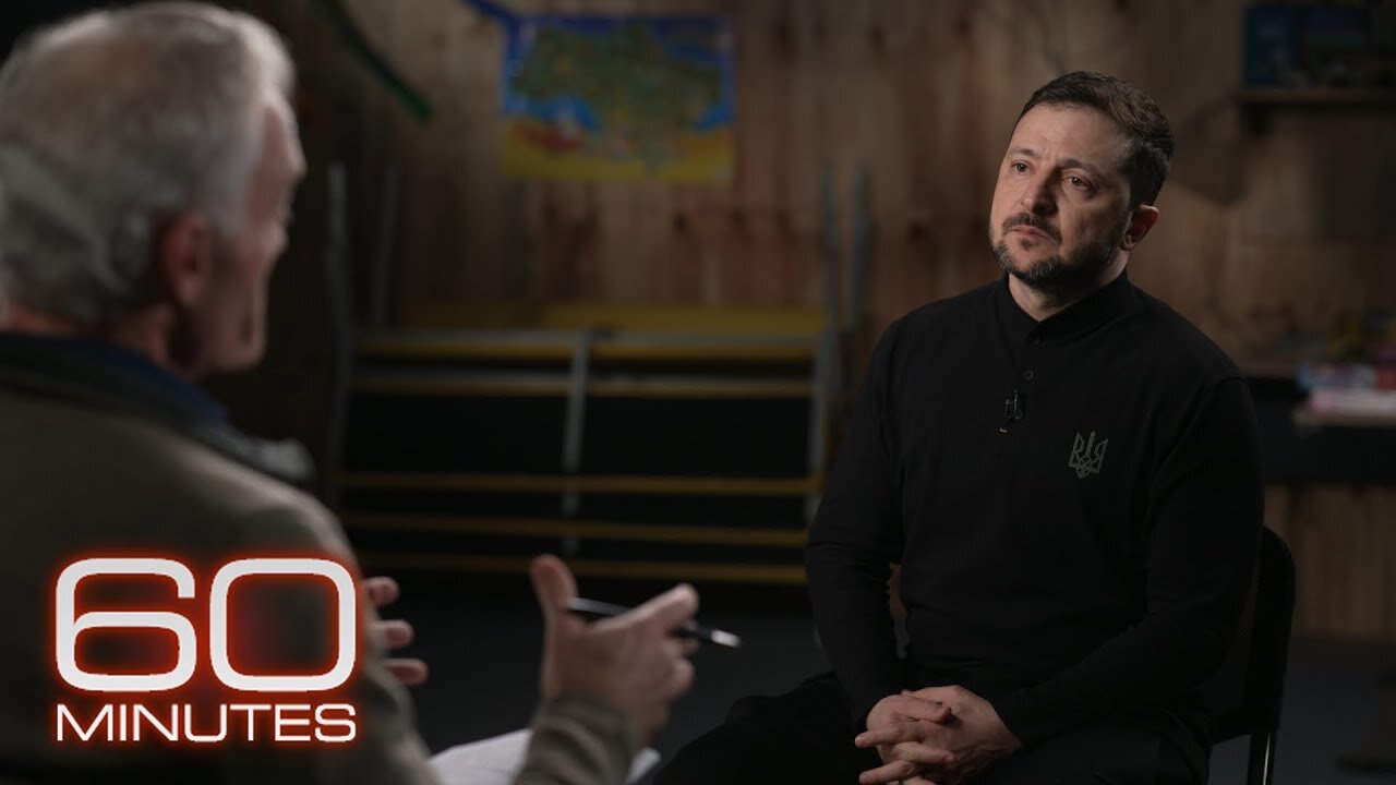 Volodymyr Zelenskyy's full 2025 60 Minutes interview in Ukrainian