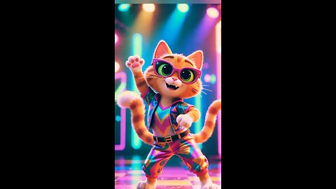 Funny cat dance 🐱🥰 #viral #funny #new