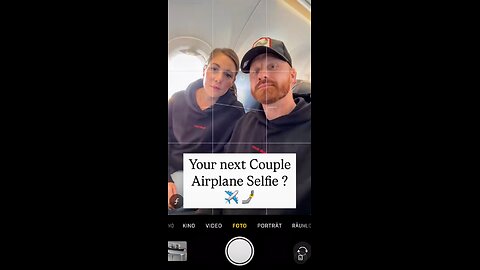 IG: nordic_scott 📸✈️ Couple Airplane Selfie ? ✈️