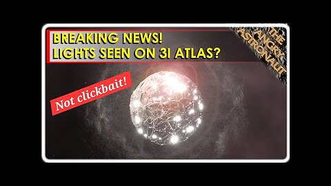 Artificial light detected on 3I Atlas??
