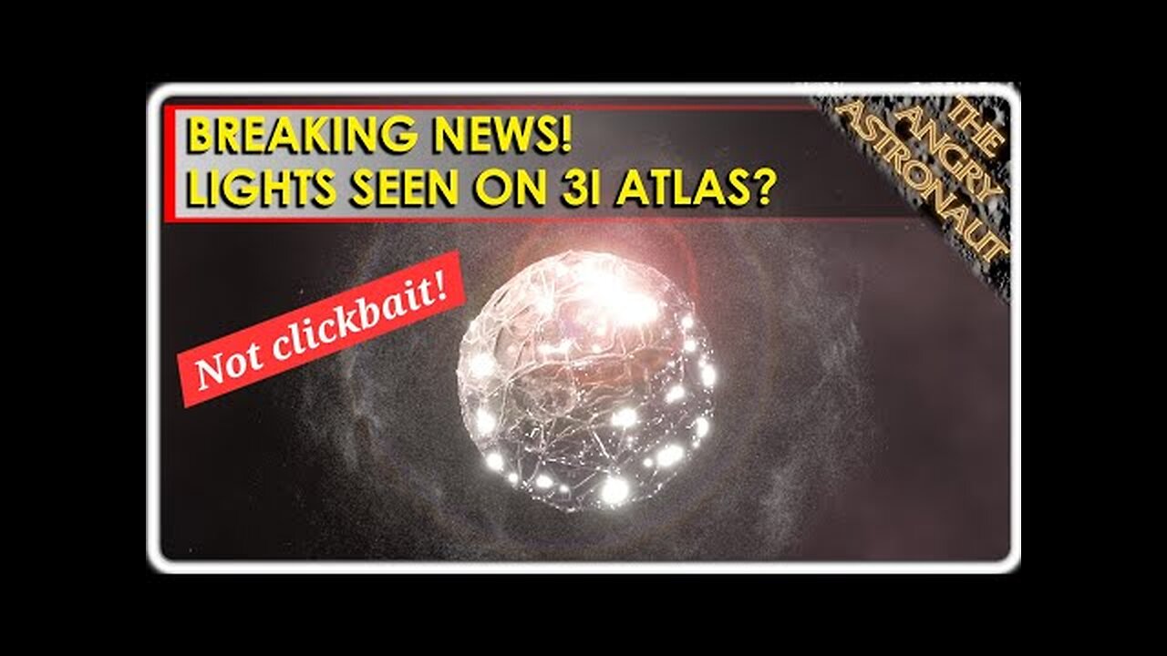 Artificial light detected on 3I Atlas??