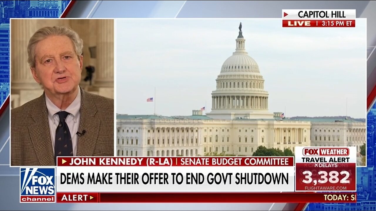 Sen John Kennedy Responds To Schumer’s Dumb Shutdown Offer