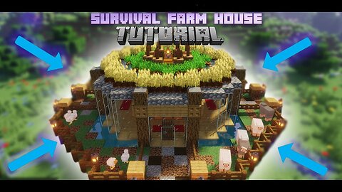 Minecraft - Survival Farm House Tutorial