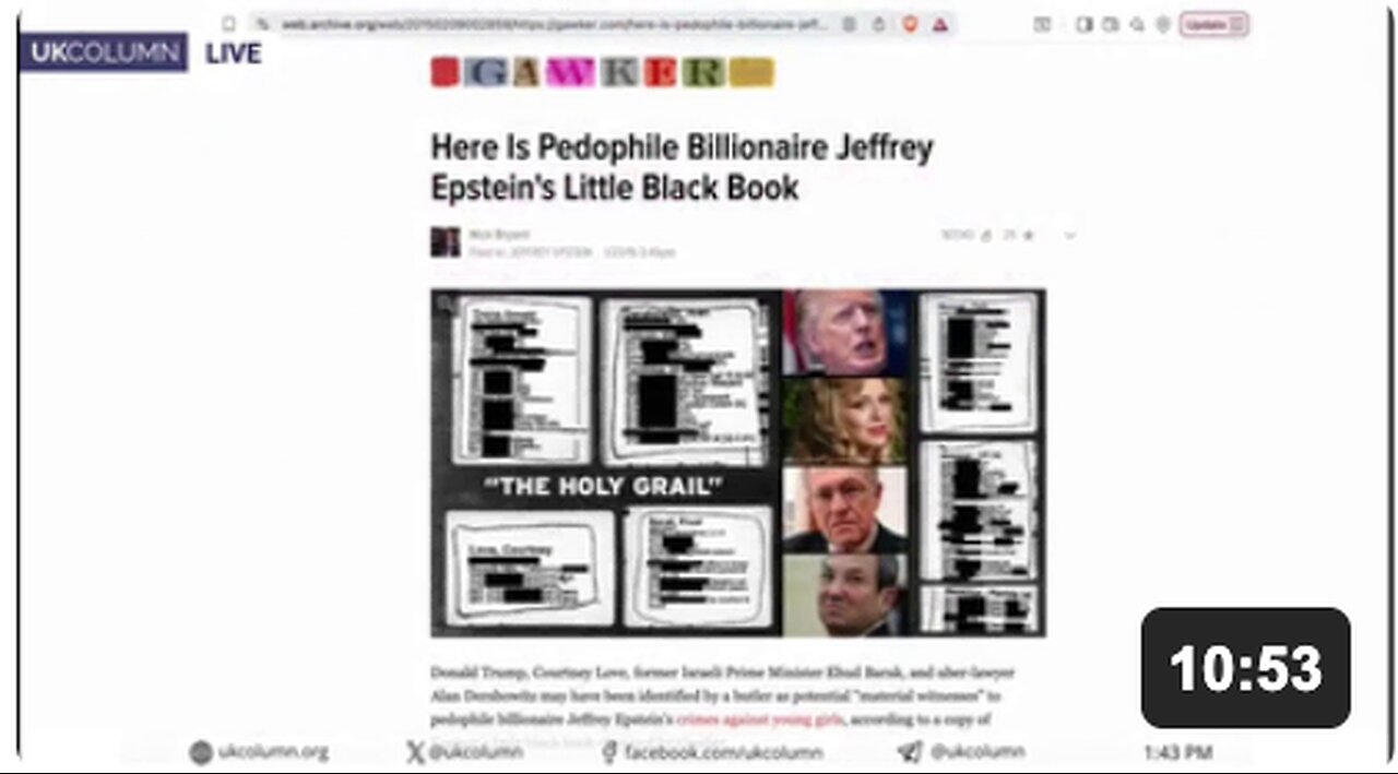 Epstein to Hogan....A sordid tangled web