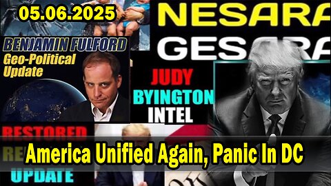 America Unified Again, Justice Is Coming, Panic In DC. X22 Report. Situation Update 5/6/25. Judy Byington. Restored Republic via a GCR