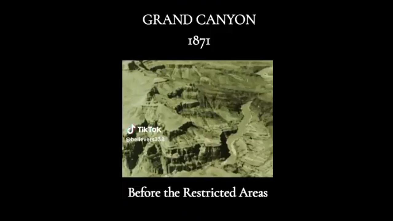 Grand Canyon 1871 Before the Restricted Areas