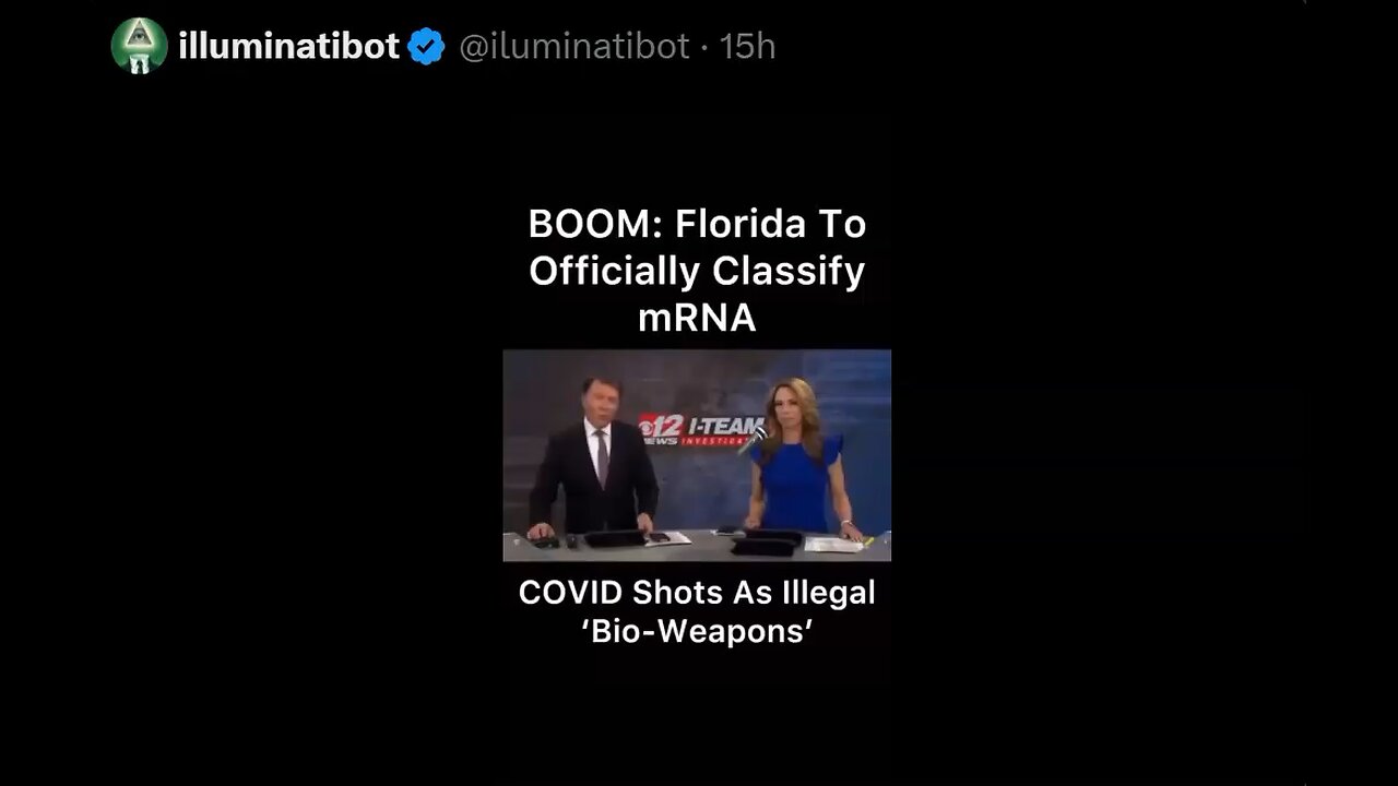 News Reporting ConVid & The MRNA Jab Are Bio-Weapons