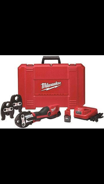 Milwaukee 2473-22 M12 Force Logic Press tool 1/2" - 1" Kit