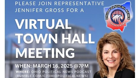 🔴LIVE Virtual Townhall: with Ohio State Rep. Jennifer Gross