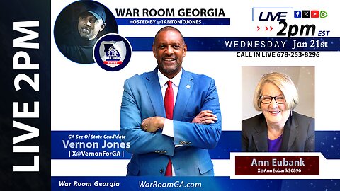 Live with Vernon Jones | Ann Eubank