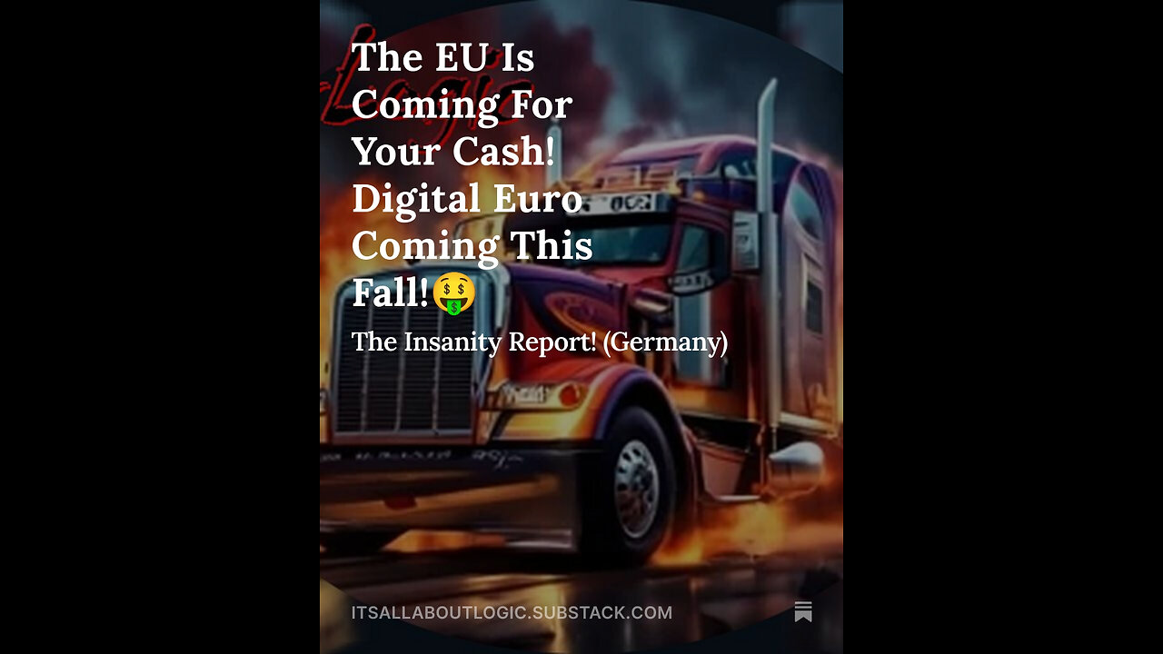 The EU Is Coming For Your Cash! Digital Euro Coming This Fall!🤑