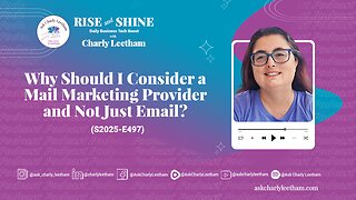 Why Should I Consider a Mail Marketing Provider and Not Just Email? (2025/497)
