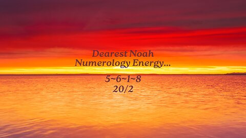 What's in a Name? ~ Noah's Numerology