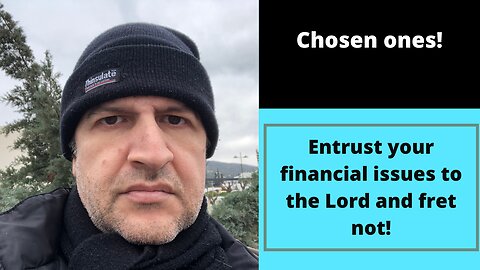Trust your financial issues to the Lord and fret not!! #jesuschrist #god #blessed