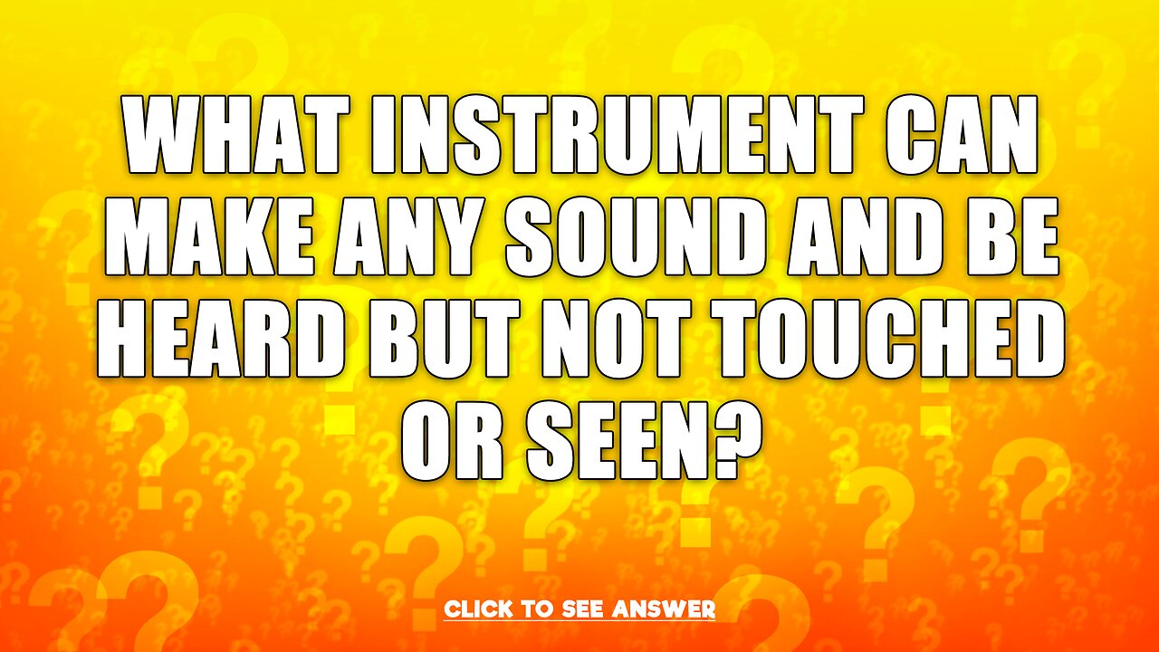 Do you know the answer to this riddle?