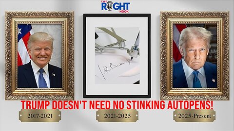 Trump Doesn't Need No Stinking Autopens!
