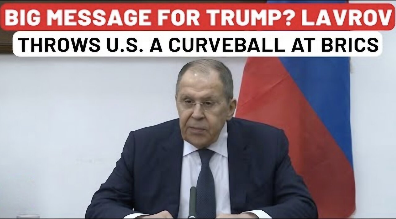 Speech: Lavrov Drops Diplomatic Grenade at BRICS, Sends Clear Message to West On U.S.-Russia Ties