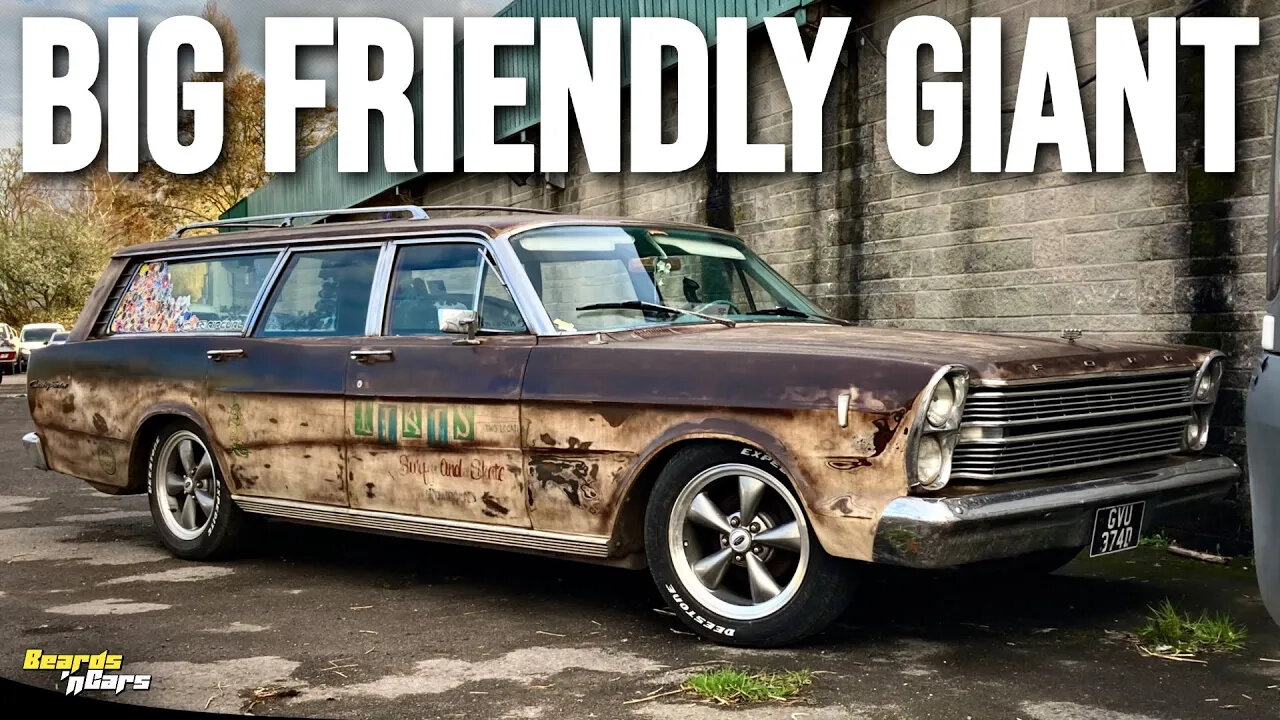 Ford's Awesome 10 Seat V8 Station Wagon | 1966 Ford Galaxie Country Sedan Review - Beards n Cars