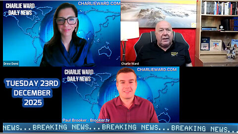 DAILY NEWS WITH CHARLIE WARD, PAUL BROOKER & DREW DEMI TUESDAY 23RD DECEMBER 2025