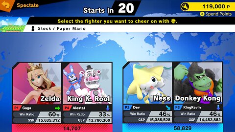 SSBU Online Spectator Mode with Special Characters Quickie 11/22/25 (with Halloween and Xmas Chars)