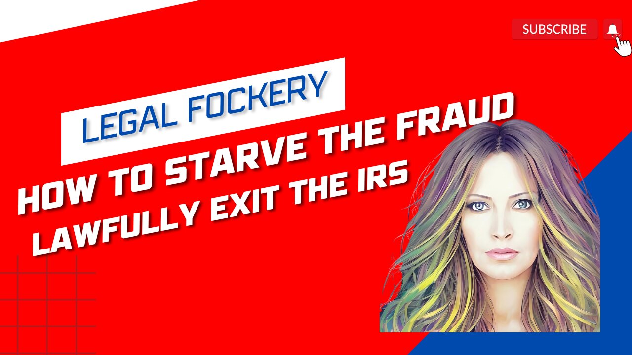 How To Exit The IRS & Starve The Fraud.