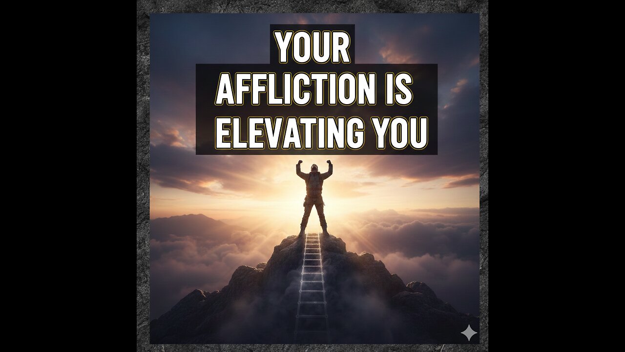 Your Affliction Is Not the End — It’s Your Elevation.