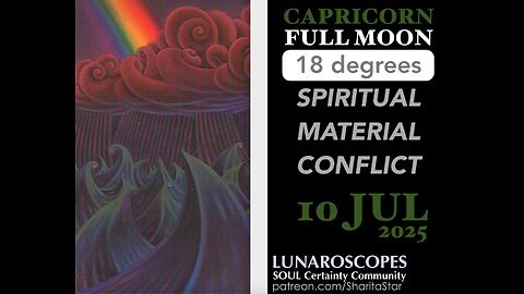 What's Releasing for America? Lunar Horoscopes, 10 July 2025 Capricorn Full Moon