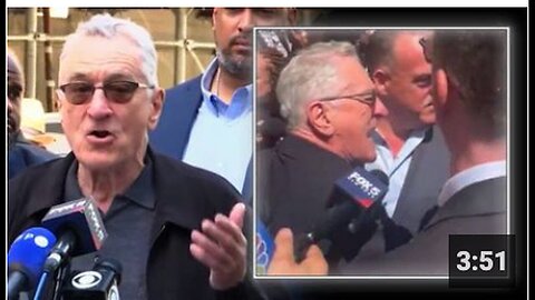"Footage: Robert De Niro Flees from Irate New York Residents"