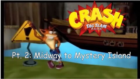 Crash Tag Team Racing Mystery Island PSP Playthrough